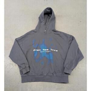 Elfric Eden "Pray The Lord" Grey Heavyweight Hoodie